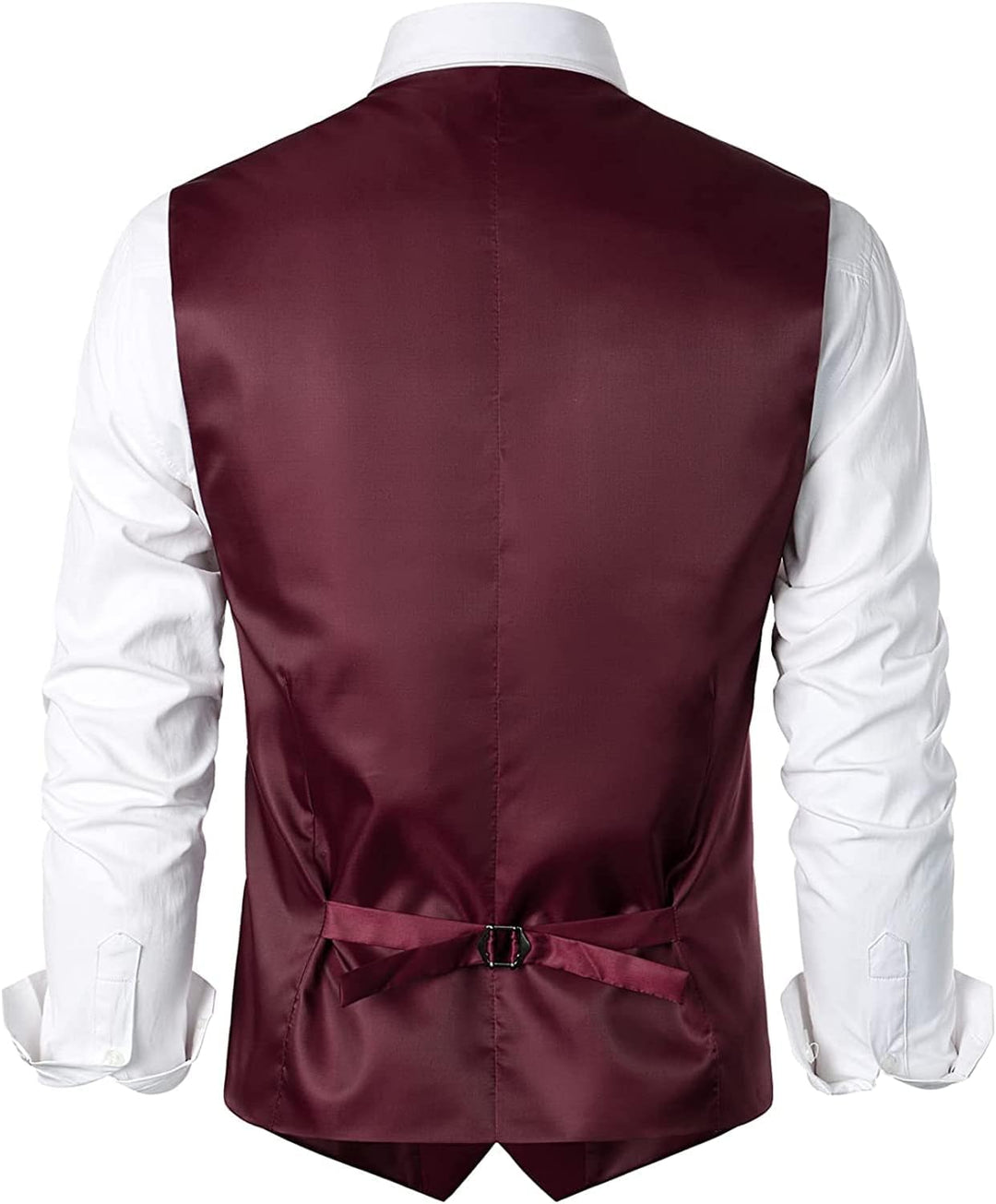PARKLEES Herren Hipster Urban Design Business Formale Weste Slim Fit Anzug Smoking Kleid Weste XXL w