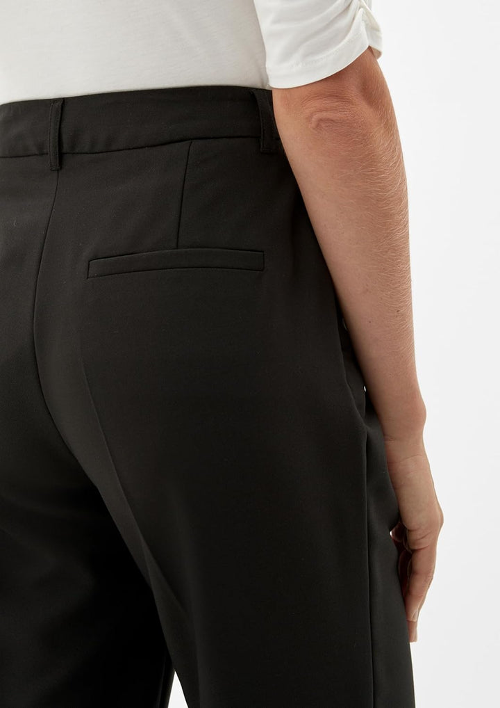 s.Oliver Regular: Hose aus Viskosecrêpe 32 9999_schwarz, 32 9999_schwarz