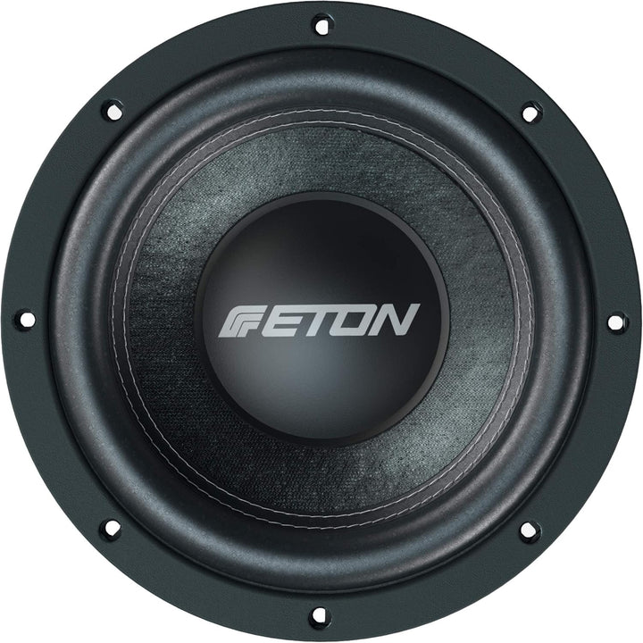 ETON PW 8: Kräftiger 20 cm / 8 Zoll Langhub Woofer, Bass fürs Auto, Bass Lautsprecher mit Ferritmagn