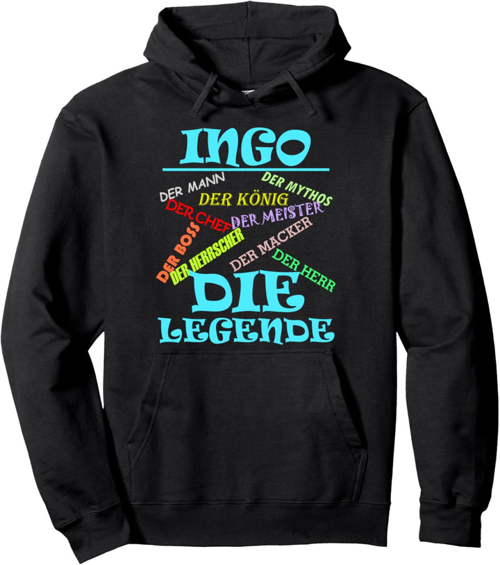 Lustiger Männer Name Vorname Ingo mit Spruch zu Weihnachten Pullover Hoodie