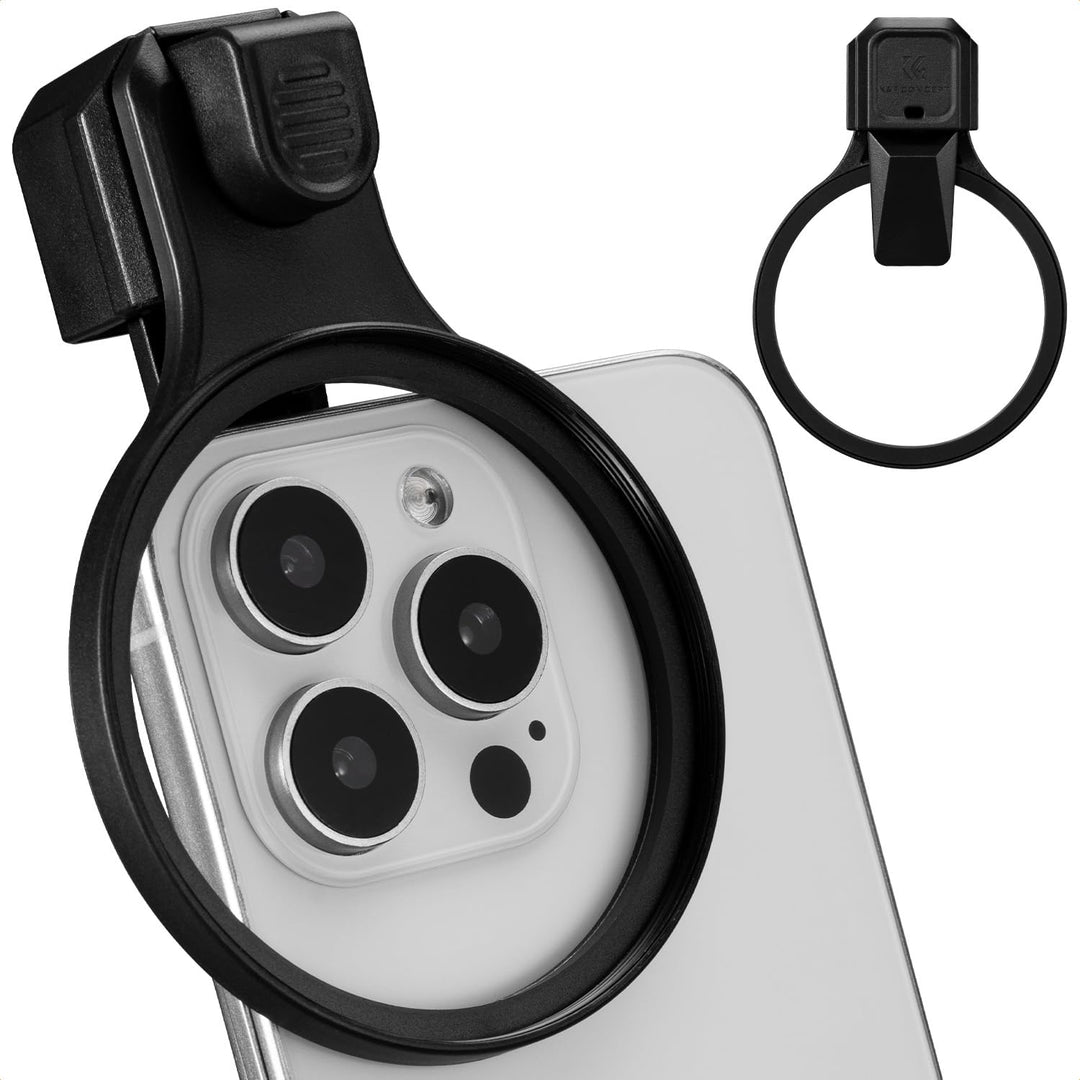 K&amp;F CONCEPT 67mm Universeller Filterclip für Handy mit Druckknopf | kompatibel mit iPhone 16/15/14/1