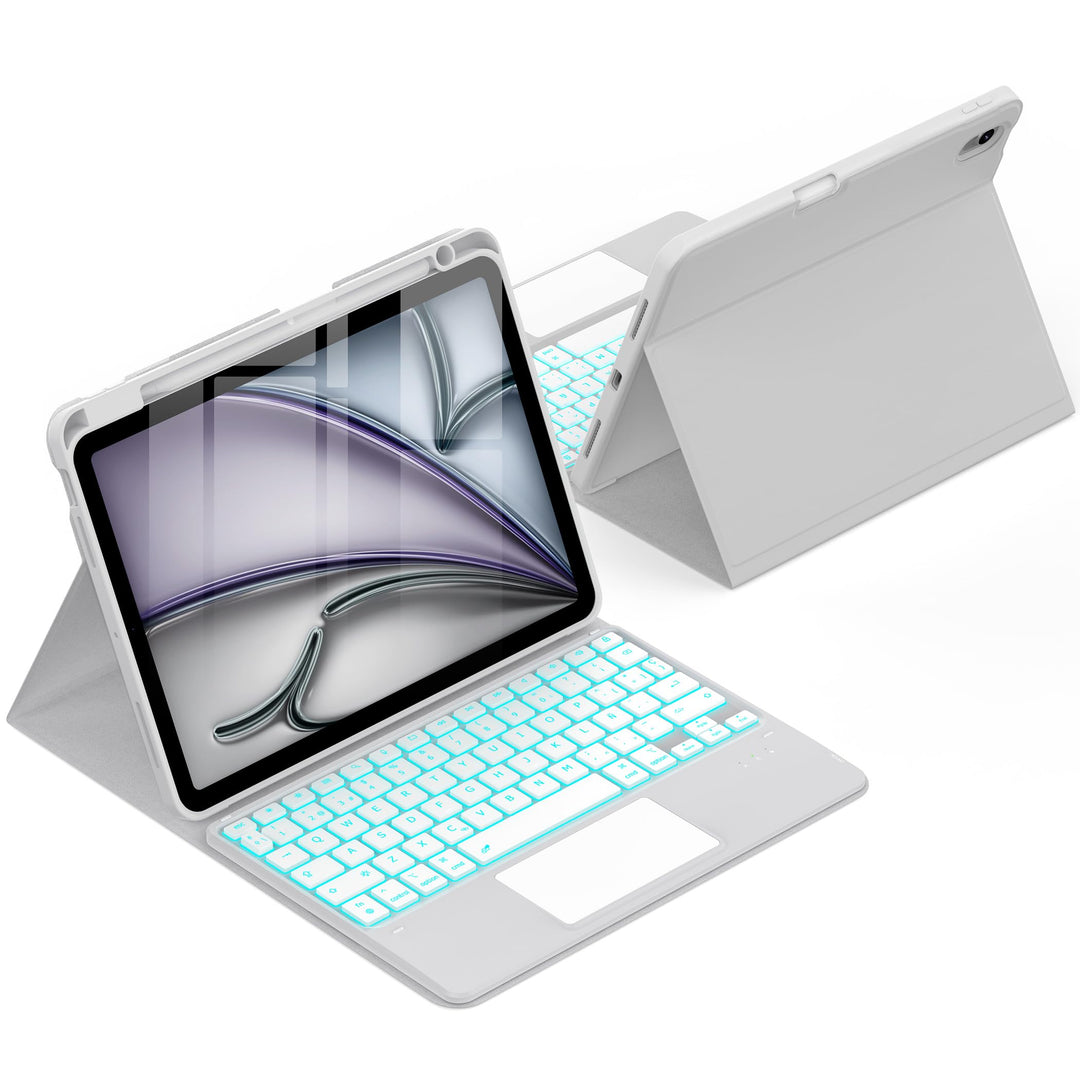 CACOE Tastatur Hülle Kompatibel mit iPad Air 7 Generation 2025 M3 11 Zoll/Air 6/5/4 Generation 2024/