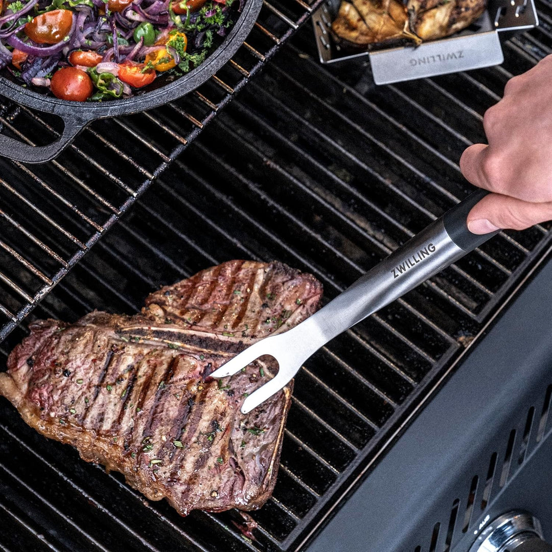 ZWILLING BBQ+ Tools Fleischgabel aus Edelstahl, 40,6 cm, mit 7,6 cm Zinke