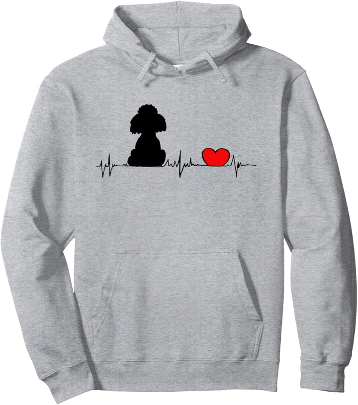 Dein Herz schlägt für Pudel - designed by Fräulein Wolke Pullover Hoodie