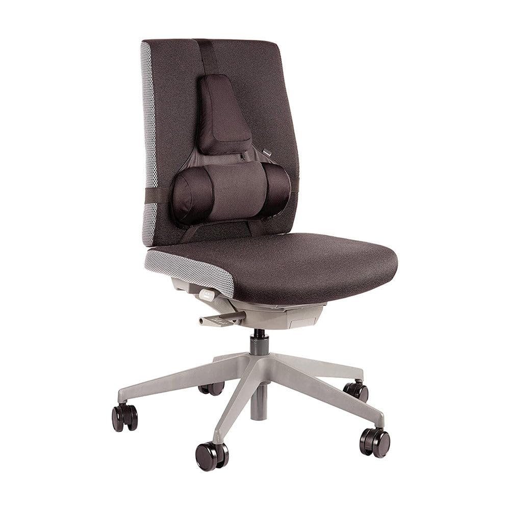 Fellowes Professional Series Profi Rückenstütze mit Memory Foam, schwarz, Professional Series Profi