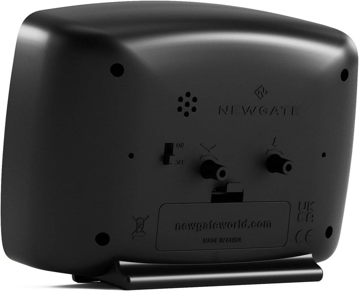 NEWGATE® Brooklyn Retro-Wecker/Tischuhr – rechteckiger Wecker – Schlafzimmerzubehör – Schreibtischzu