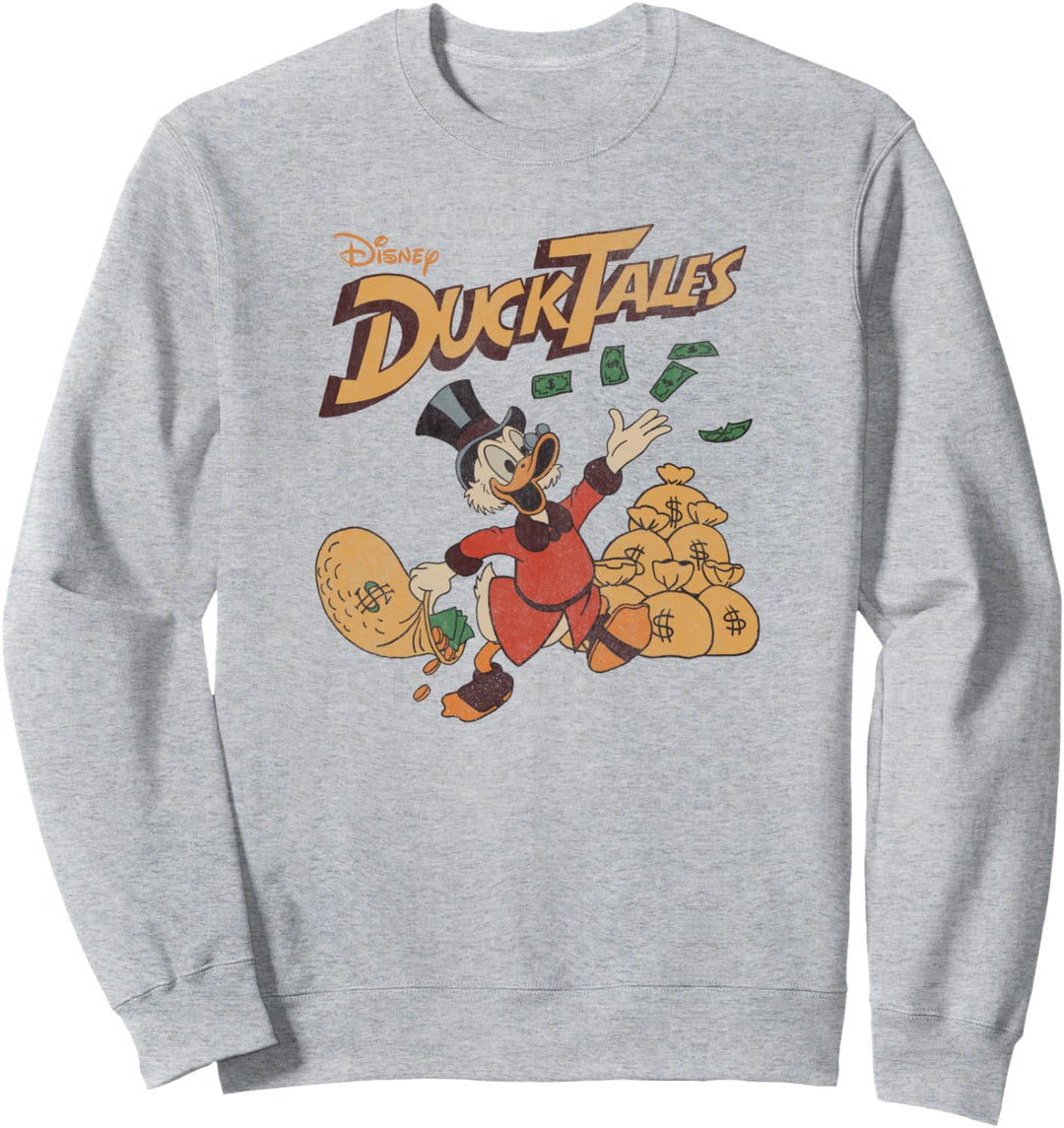 Disney Duck Tales Scrooge McDuck Money Bags Sweatshirt