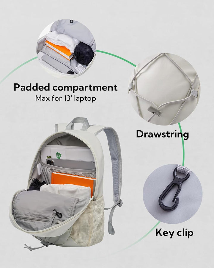 WATERFLY Rucksack Klein Wanderrucksack 12L: Leicht Tagesrucksack Mini Sport Backpack Outdoor Daypack