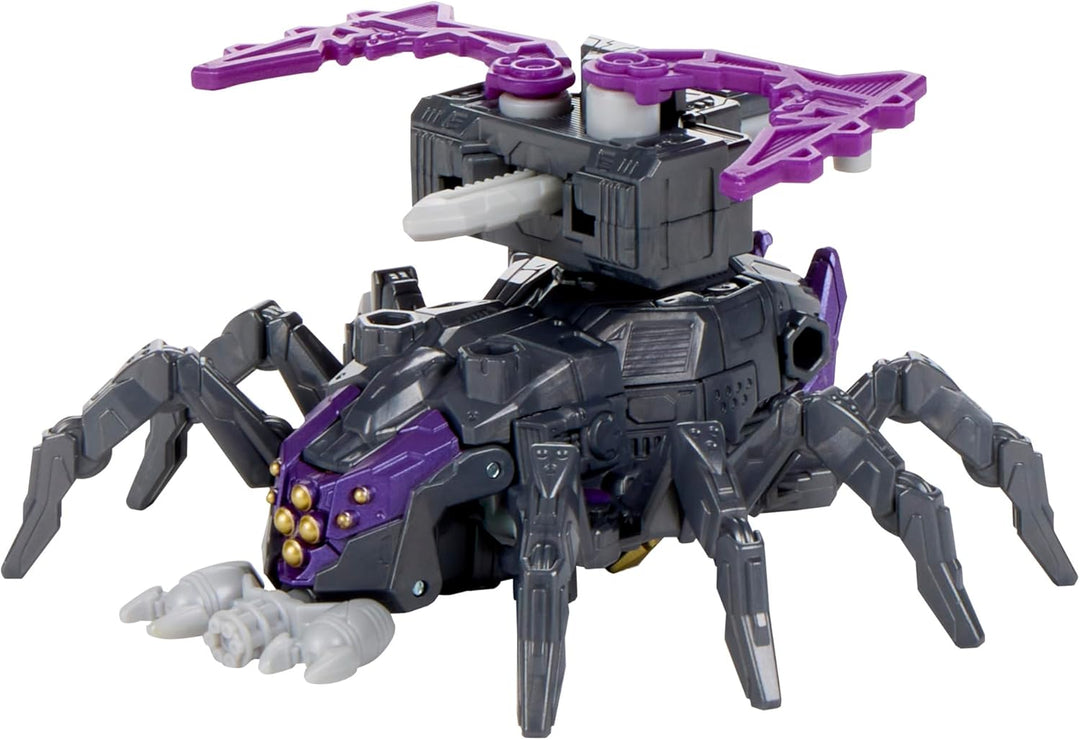 Transformers CYBERWORLD Airachnid Cyber Changers mit Panzerung Action-Figur (10 cm), schneller Wechs