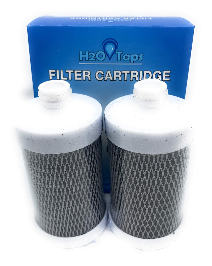 H2O Taps - Wasserfilter für den Wasserhahn (Kartuschen Pack 2), Kartuschen Pack 2