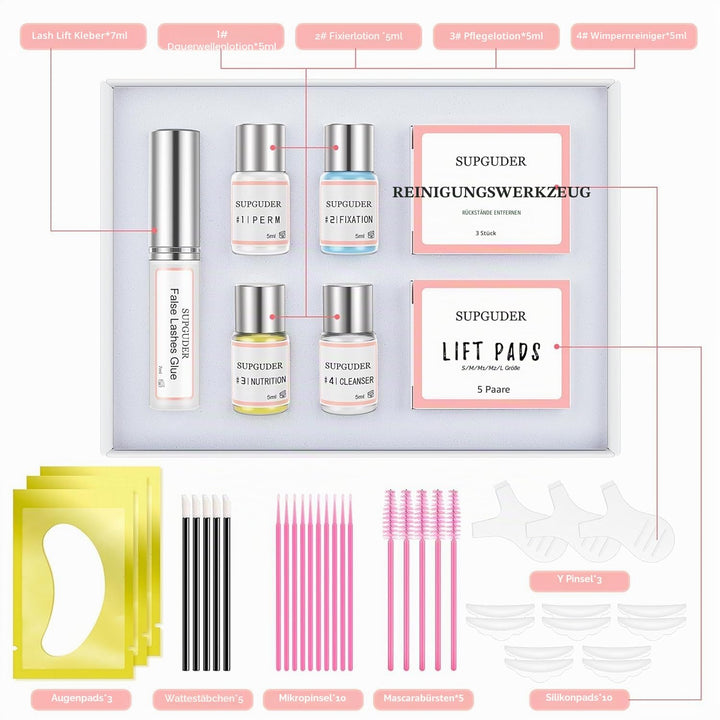 2024 Wimpernlifting Set,lash lifting set,YIMEIR Wimpernlifting set professionell,Lash Lift Kit,Lange