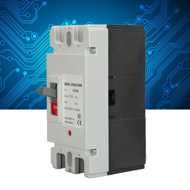 DEWIN DC-Leistungsschalter, Leistungsschalterschutz 2P MCCB Solarbatterieschutzschalter Isolatorschu