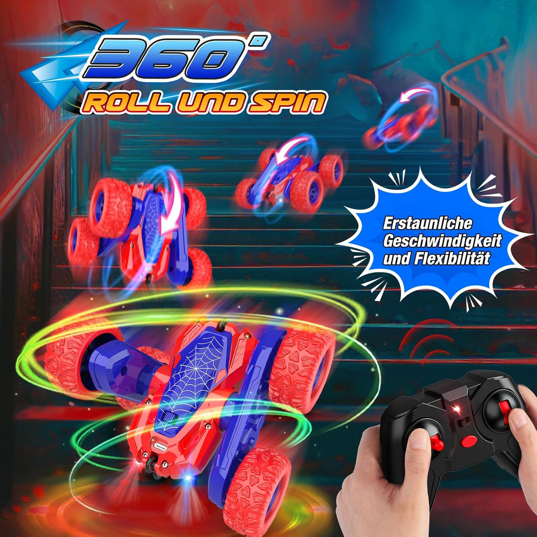 Ferngesteuertes Auto ab 3 4 5 6 7 8 Jahre, Spielzeug ab 3-10 Jahre Junge Monstertruck, 4WD RC Auto S