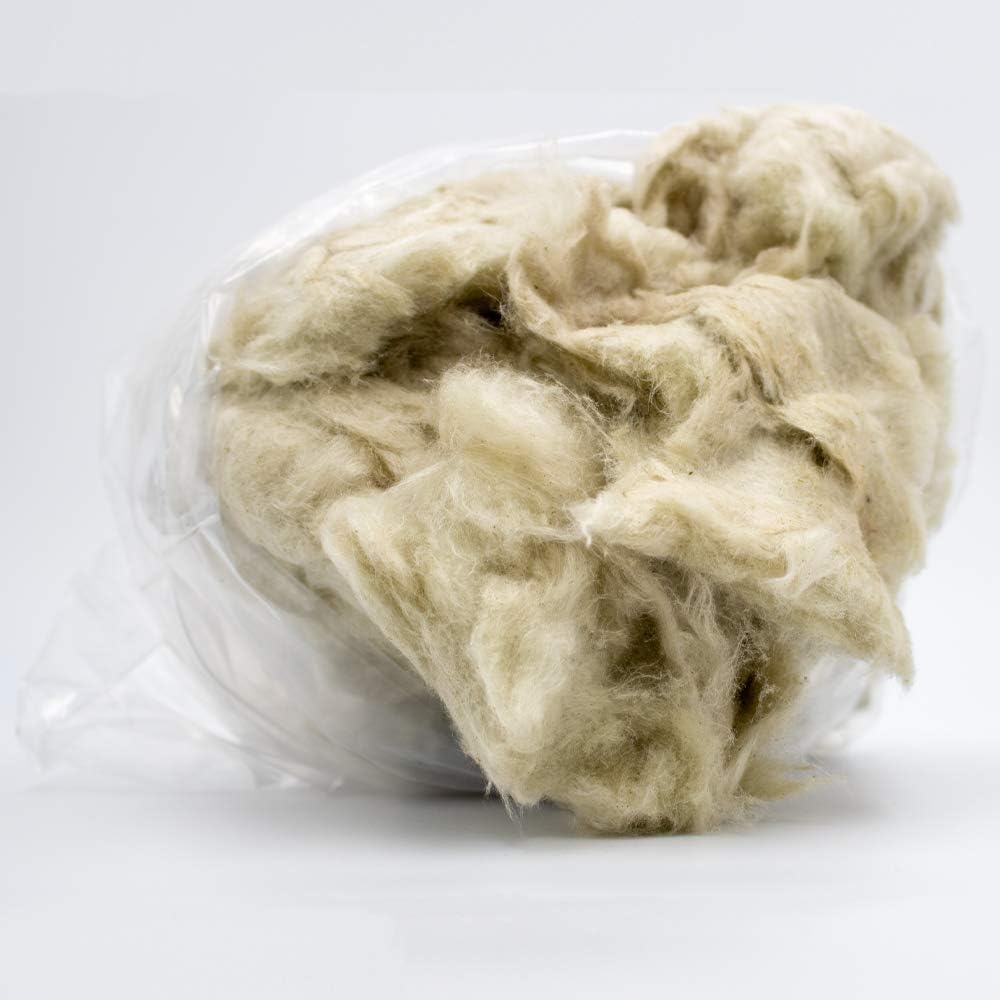Pro Lose Wolle lose gebundene imprägnierte Stopfwolle als versch. kg Sackware, Inhalt in KG:4 KG