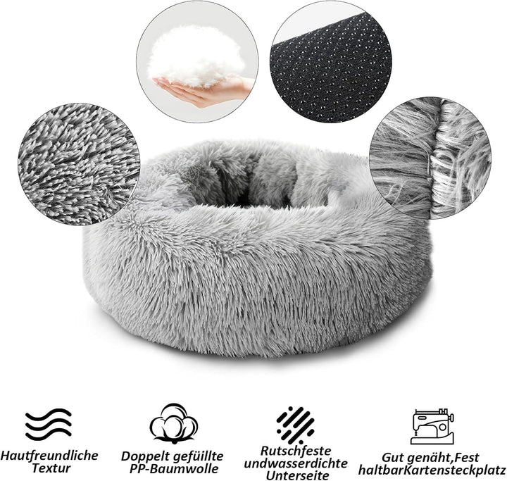 CALIYO Katzenbett Flauschig, Hundebett Kleine Hunde, Katzenkissen Hundekissen Waschbar, Trocknergeei
