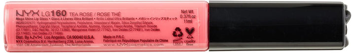 NYX Mega Shine Lip Gloss, Tea Rose, 0.37 Ounce Teebraun, Teebraun