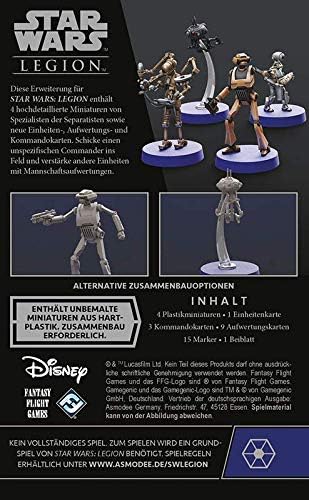 Atomic Mass Games | Star Wars: Legion – Spezialisten der Separatisten | Erweiterung | Tabletop | 2 S