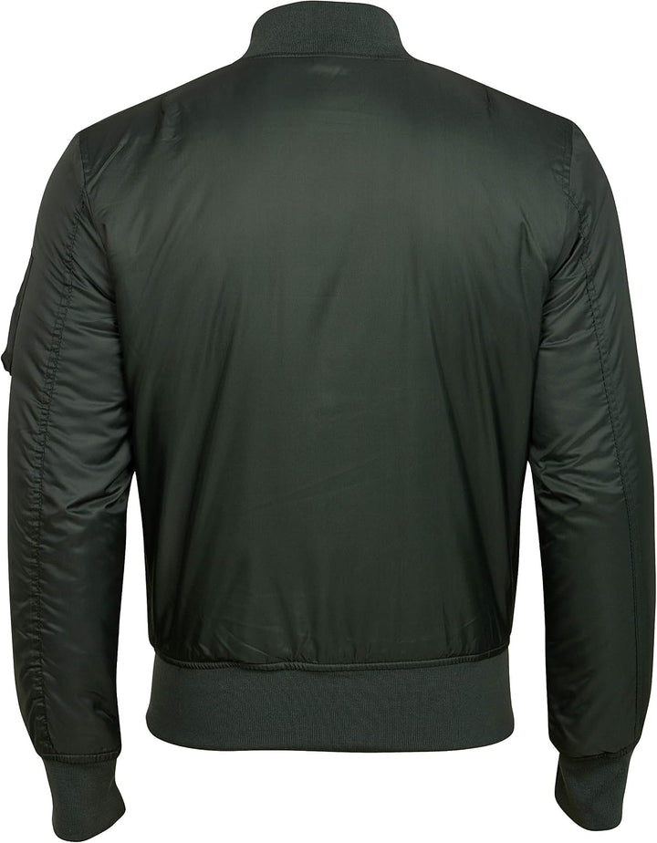 Surplus Raw Vintage Herren Basic Bomberjacke M Oliv, M Oliv