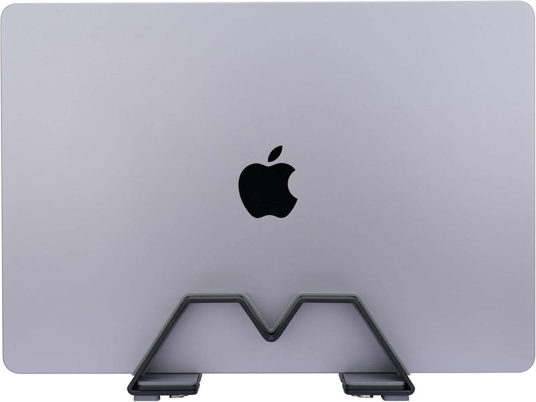 M-Form Einstellbar Vertikal Laptop Ständer - Aluminium, Universelle Passform für MacBook & Alle Lapt