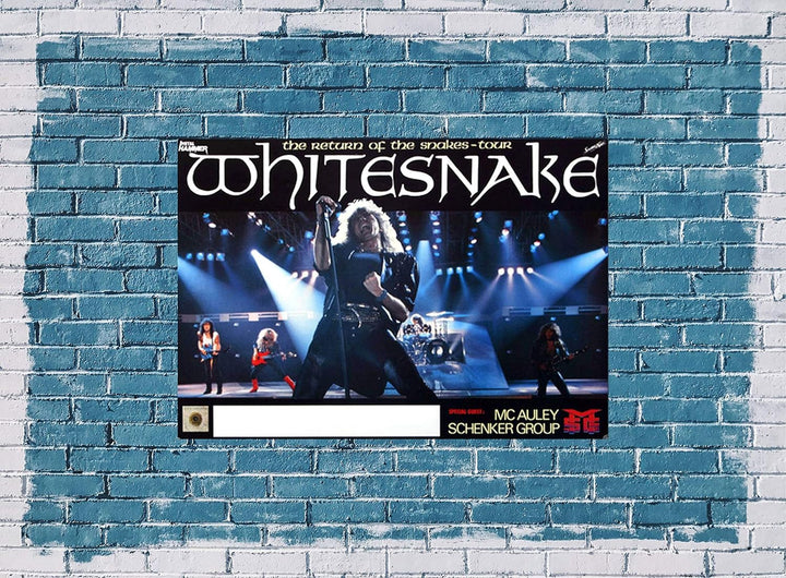 Whitesnake The Return Of 1987 - Concert Konzert Poster Plakat Concertposter Konzertplakat