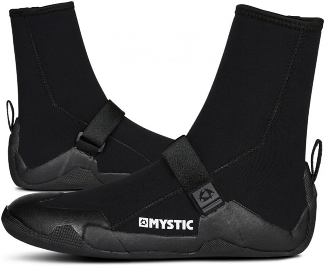 Mystic Watersports - Surf Kitesurf & Windsurfing Star 5mm runder Kappe - Schwarz - Unisex 47-48, 47-
