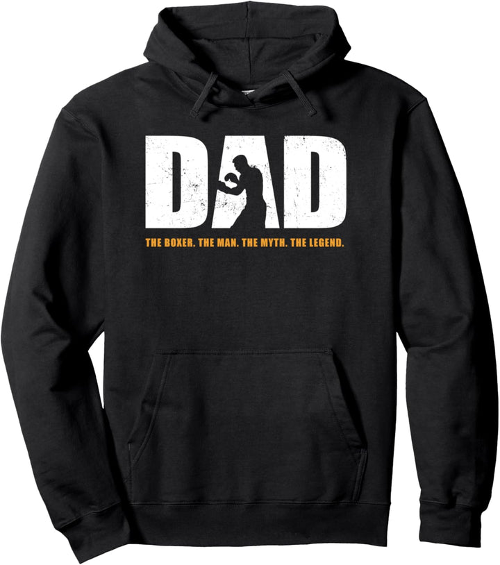 Dad The Boxer The Man The Myth the Legend Boxing Pullover Hoodie
