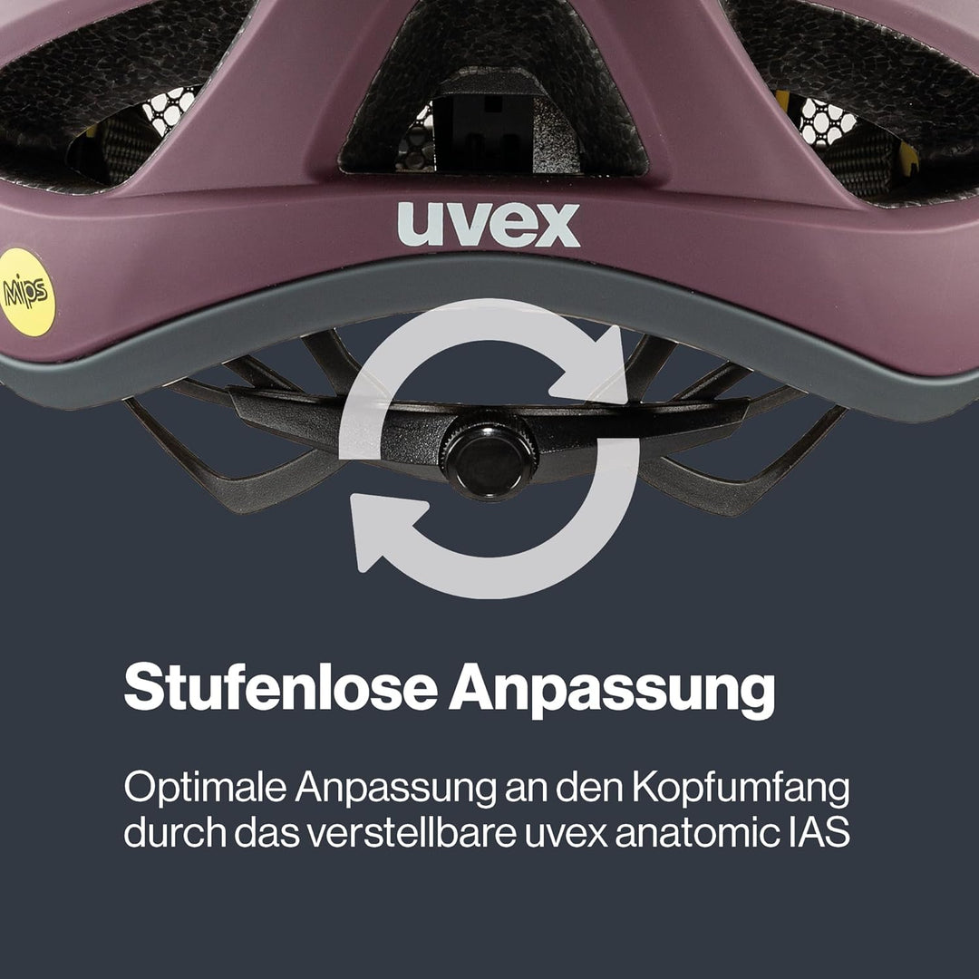 uvex unbound MIPS - sicherer MTB-Helm für Damen und Herren - MIPS-Sysytem - individuelle Grössenanpa