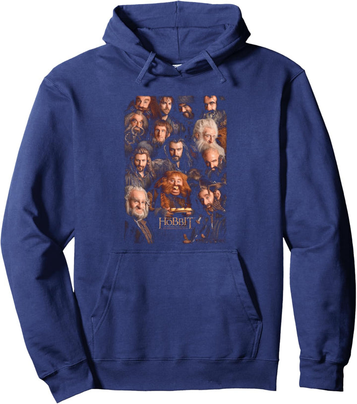 The Hobbit Dwarves Poster Pullover Hoodie
