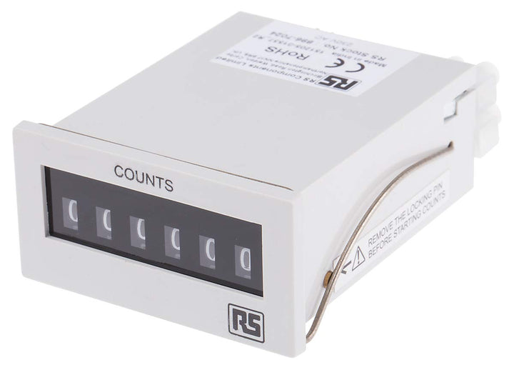 RS PRO Zähler Digital 6-stellig, Impuls, max. 10Hz, 230 V ac