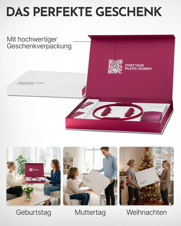 NEOLYMP Pilates Set für Zuhause – Pilates Ball, Pilates Ring & Gewichte – Komplettes Pilates Zubehör