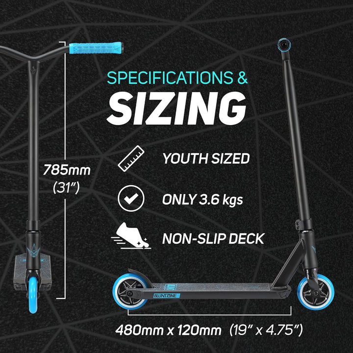 Blunt Scooters One S3 Complete Scooter blau, blau