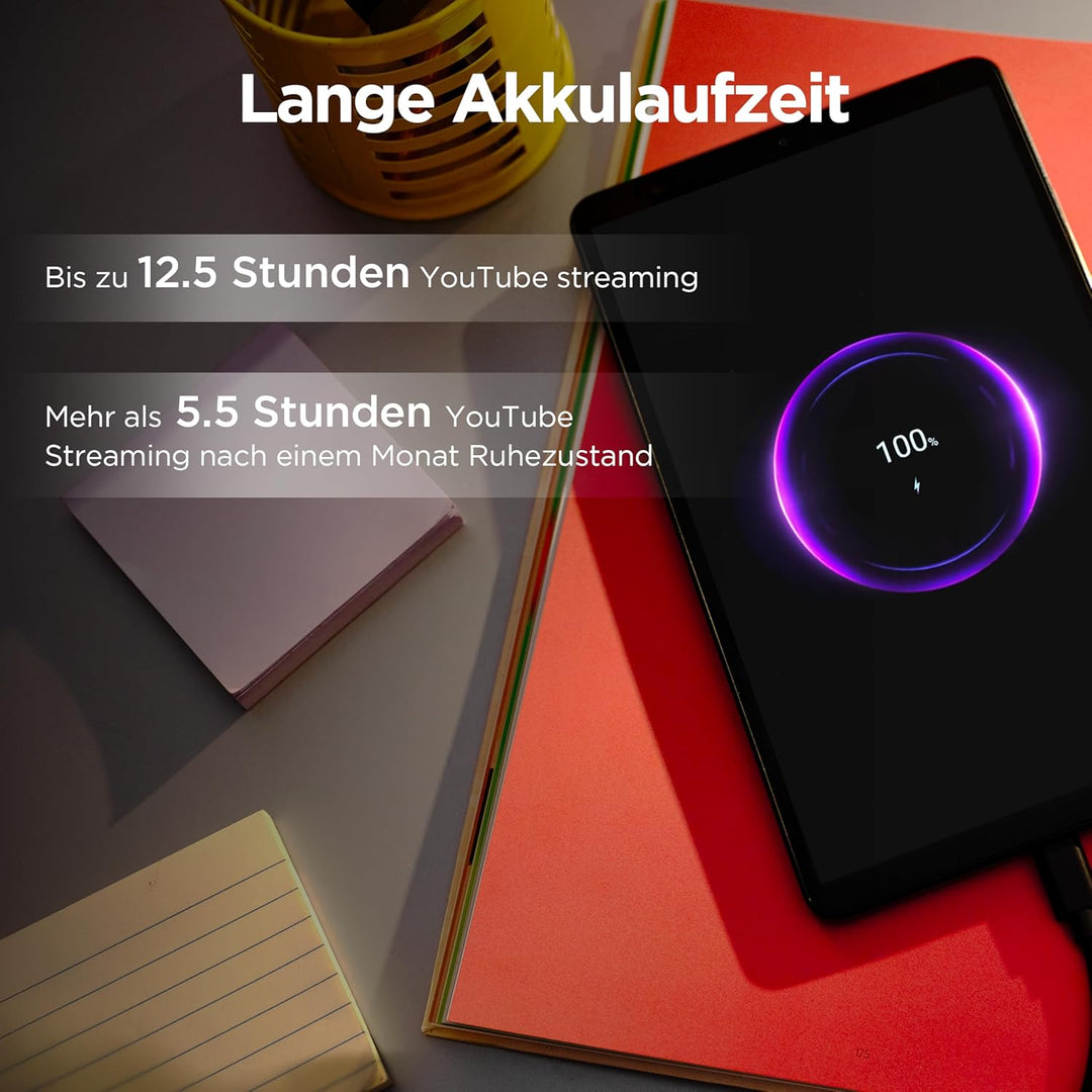 Lenovo Tab One Tablet | 8.7" 1340 x 800 LCD Display | MediaTek Helio G85 | 4GB RAM | 64GB Speicher |