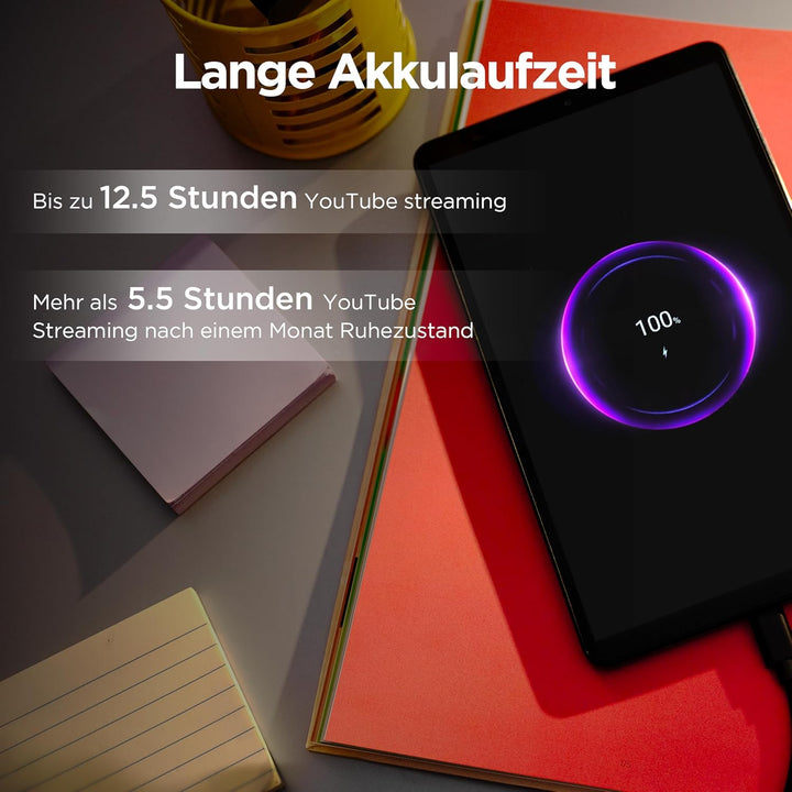 Lenovo Tab One Tablet | 8.7" 1340 x 800 LCD Display | MediaTek Helio G85 | 4GB RAM | 64GB Speicher |