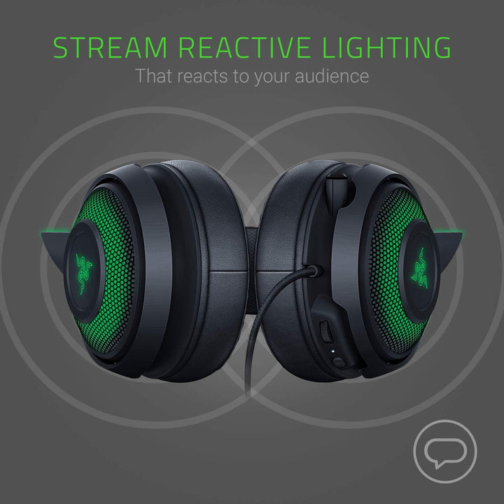 Razer Kraken Kitty Edition - Gaming-Headset (Chroma-Beleuchtung, Verkabelt für plattformübergreifend