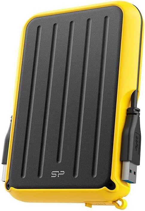 Silicon Power A66 External Hard Drive 4000 GB Black Yellow