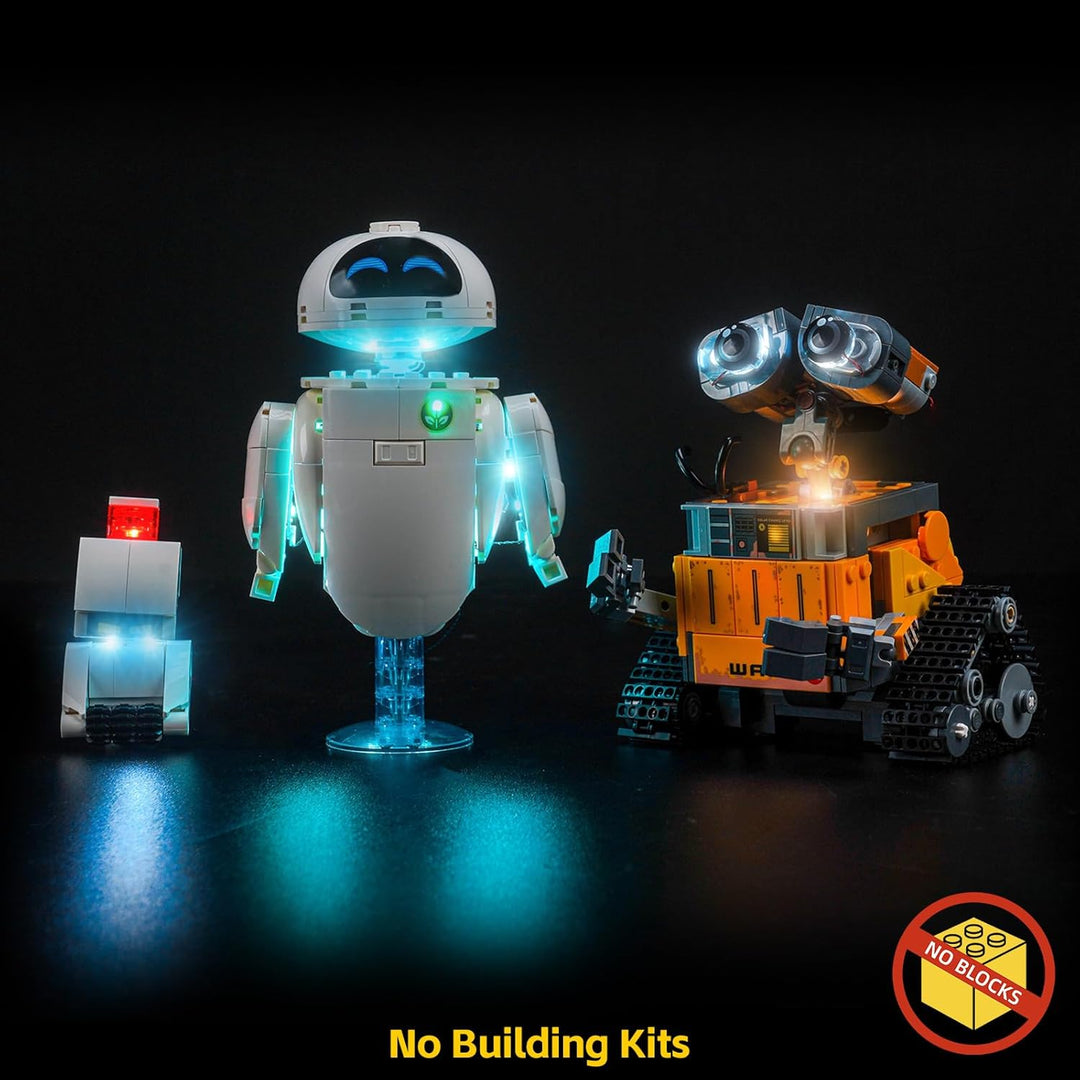 BrickBling Led Licht Set Kompatibel mit Lego 43279 WALL-E and EVE (Kein Modell), Dekorationsbeleucht