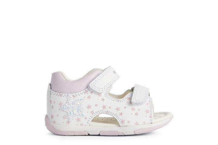 Geox Mädchen B Sandal Tapuz Girl Erste Schritte 26 EU White Pink, 26 EU White Pink