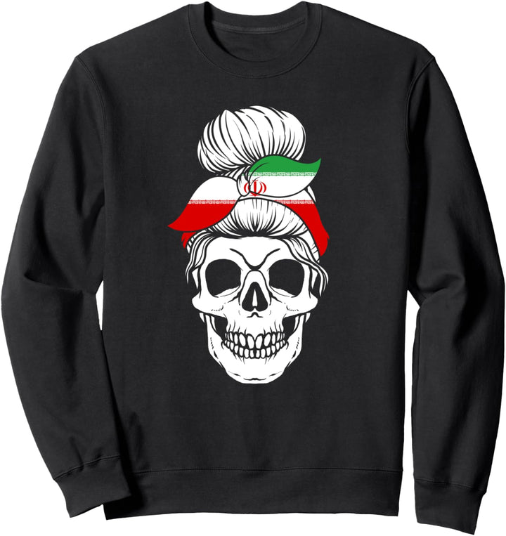 Nationalität Herkunft Land Staat - Totenkopf Iran Sweatshirt