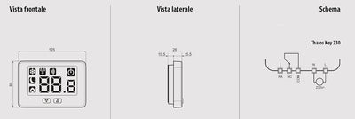 Vemer Spa ve720900 Thermostat, Weiss Bianco, Bianco