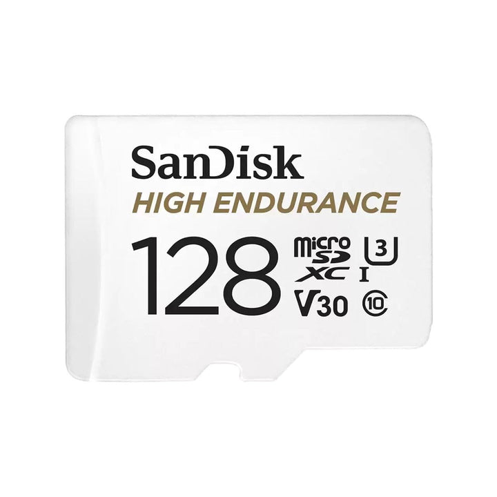 SanDisk High Endurance microSDXC Speicherkarte 128 GB + Adapter (Für Dash-Cams und private Überwachu