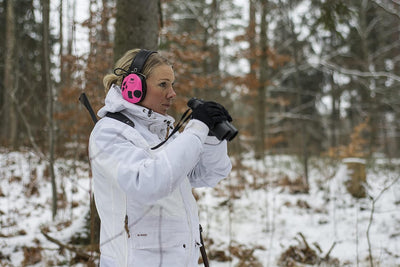 3M Peltor SportTac Gehörschutz pink - Ohrschützer mit aktiver Schalldämmung speziell für Jäger und S