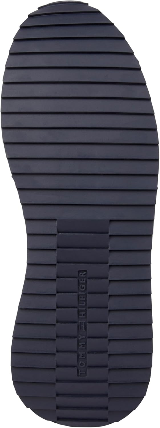 Tommy Hilfiger Herren Runner Sneaker Runner Evo Mix Sportschuhe 40 EU Wüstenhimmel, 40 EU Wüstenhimm