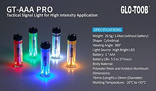 Glo-Toob AAA PRO Series - Tactical Lights Signallampe 200m Wasserdicht - Farbe: gelb von Nextorch(TM