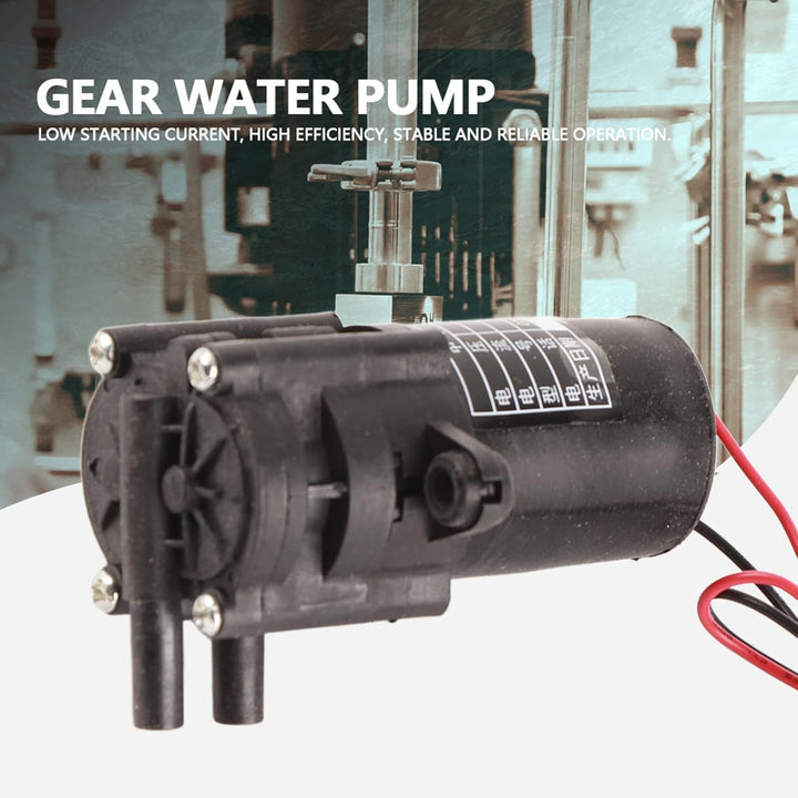 ZC-A250 DC24V Mini Wasserpumpe Zahnradpumpe aus korrosionsbeständigem Kunststoff, selbstansaugend fü