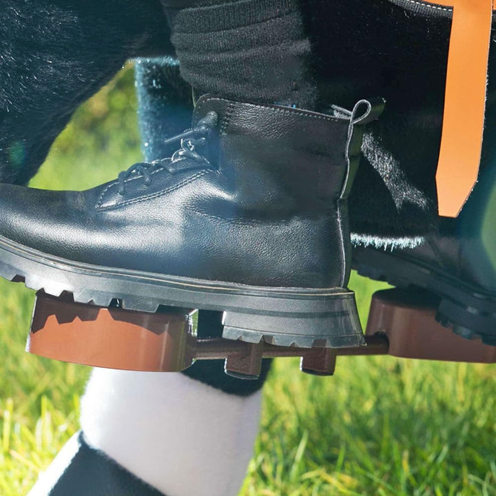 PonyCycle Pedalpad für Aufsitzspielzeug Modell E Grösse 3/4 Braun und Hellbraun Pferd, Kunststoff Pe
