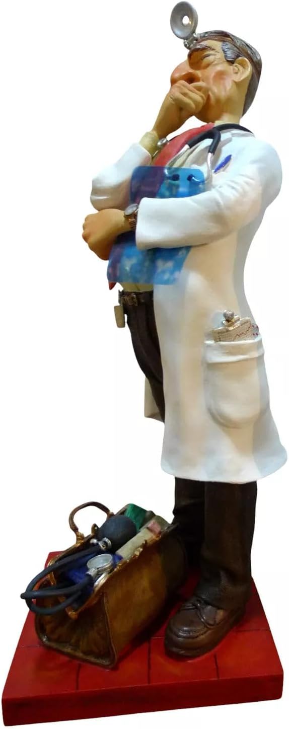 Guillermo Forchino FO84003 Figur der Doktor, Kunstharz, Mehrfarbig, 20 x 10 x 24 cm
