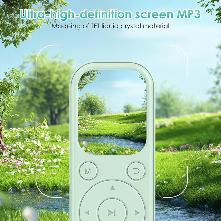 64 GB MP3 Player mit Bluetooth 5.3 tragbarer Musik-Player mit HiFi-Klangqualität und FM-Radio Blueto
