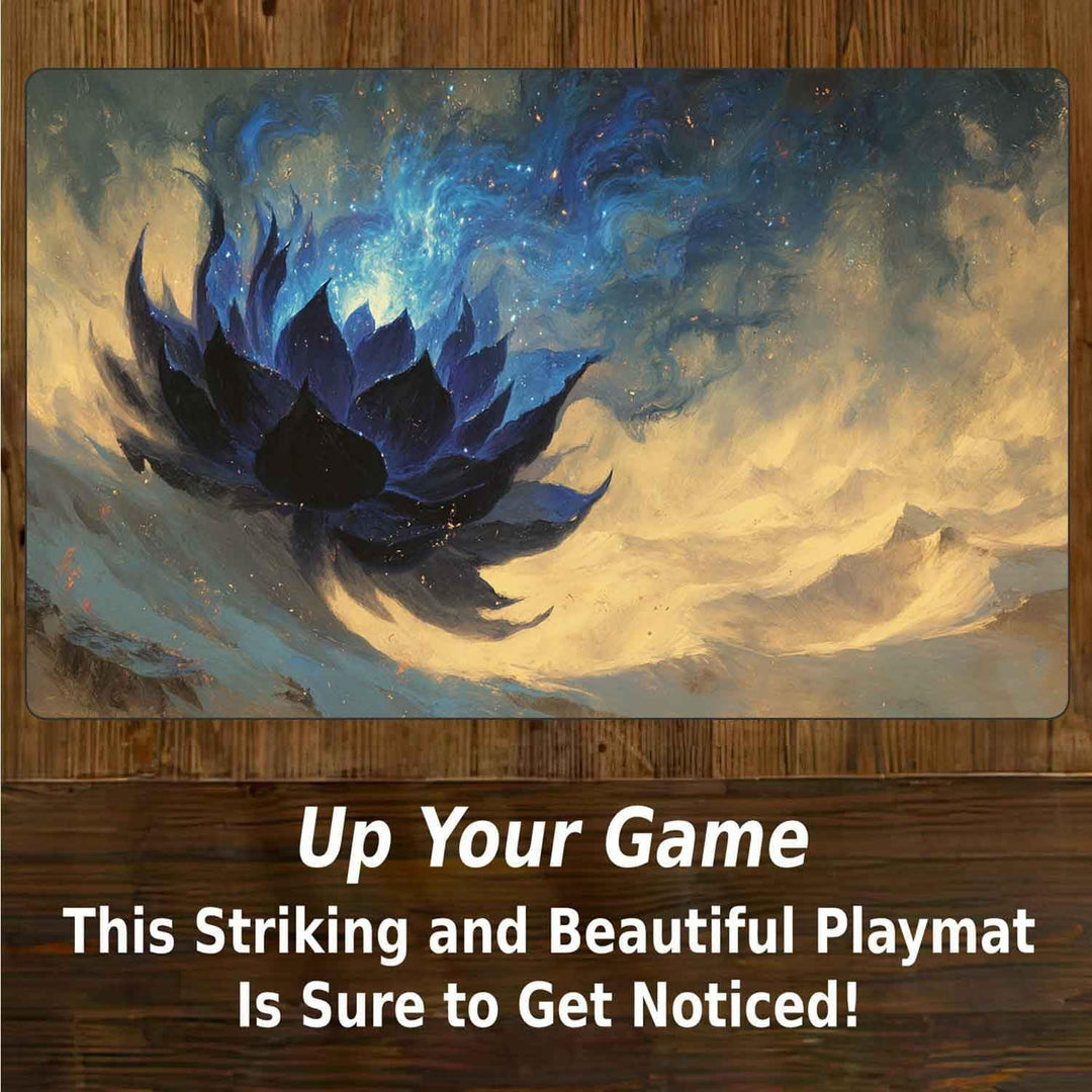 MTG Playmat 24x14 Inches Non-Slip Dragon Design Stitched Edges Smooth Surface Rubber Base TCG Game M