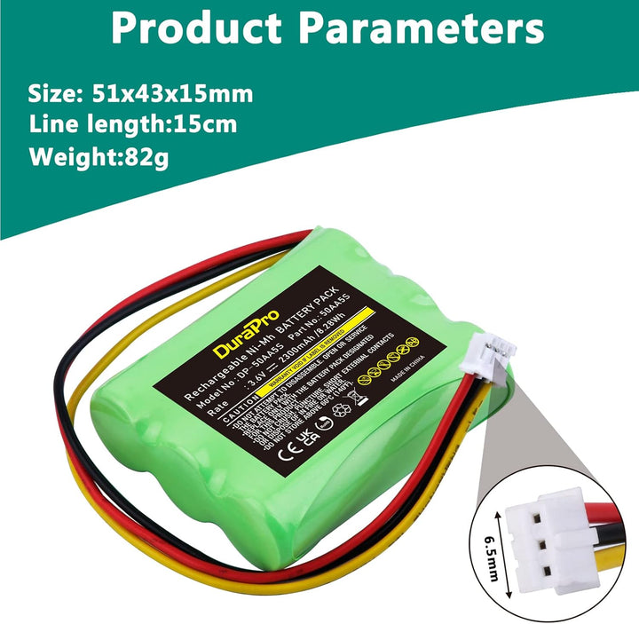 DuraPro 2300mAh 50AA5S Battery Akku for Tonies TonieBox Musicbox Soundbox