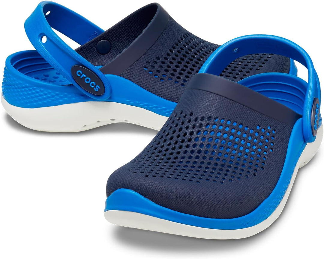 Crocs Unisex Kinder Literide 360 Clog T 24/25 EU Navy Bright Cobalt, 24/25 EU Navy Bright Cobalt